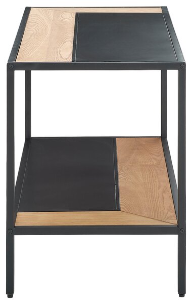 KONZOLOVÝ STOLÍK, prírodná farba, čierna, drevo, kov, kompozitné drevo, 120/60/47 cm MID.YOU - Online Only obývacie izby, Online Only