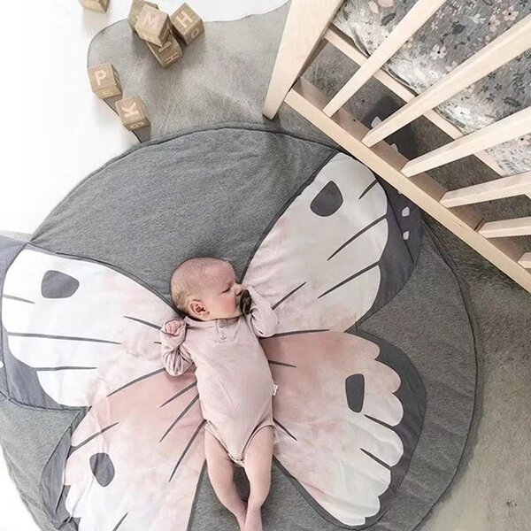 SEAMIND Detská podložka na hranie Motýľ