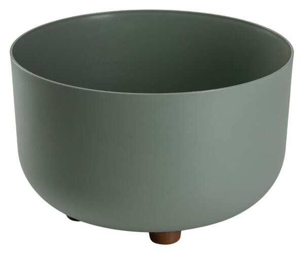 PLASTOVÝ KVETINÁČ TERRA 27X17 CM MÄTOVÁ