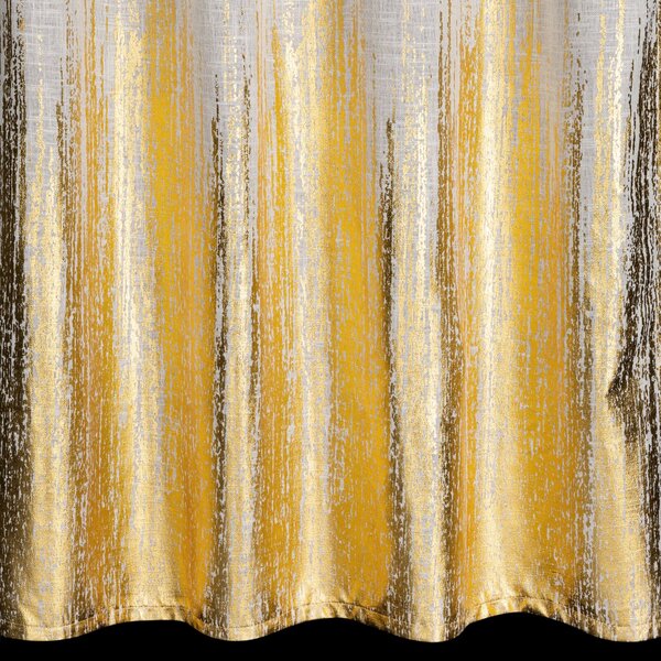 ZÁVES NA KRÚŽKOCH IMANI 135X250 CM VZOROVANÁ