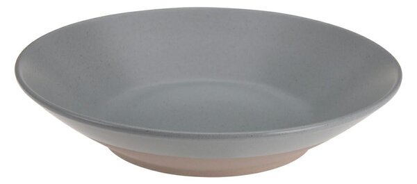 Kameninový hlboký tanier Clay, (fi) 21 cm, sivý