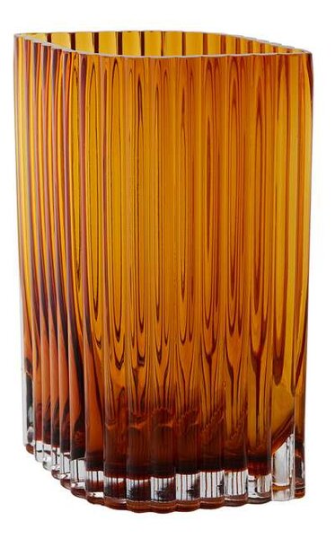 AYTM - Folium Vase H25 Amber - Lampemesteren