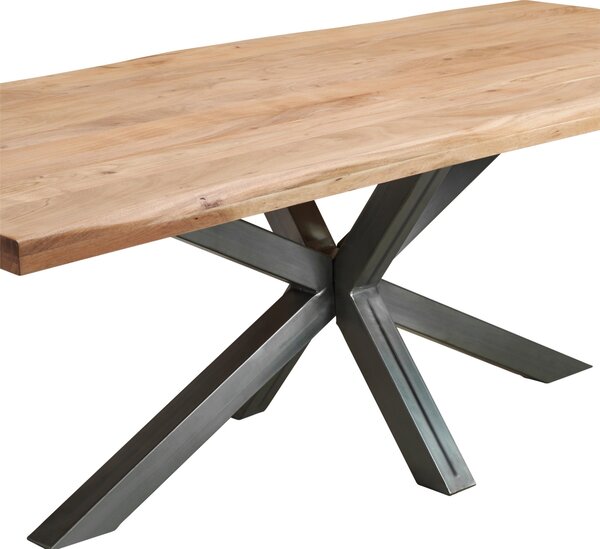 JEDÁLENSKÝ STÔL, akácia, prírodná farba, 220/100/76 cm P & B - Online Only jedálne, Online Only