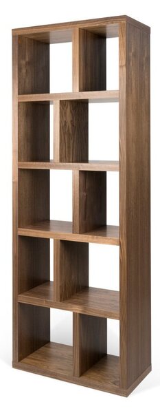 Knižnica v dekore orecha v prírodnej farbe 70x198 cm Berlin – TemaHome