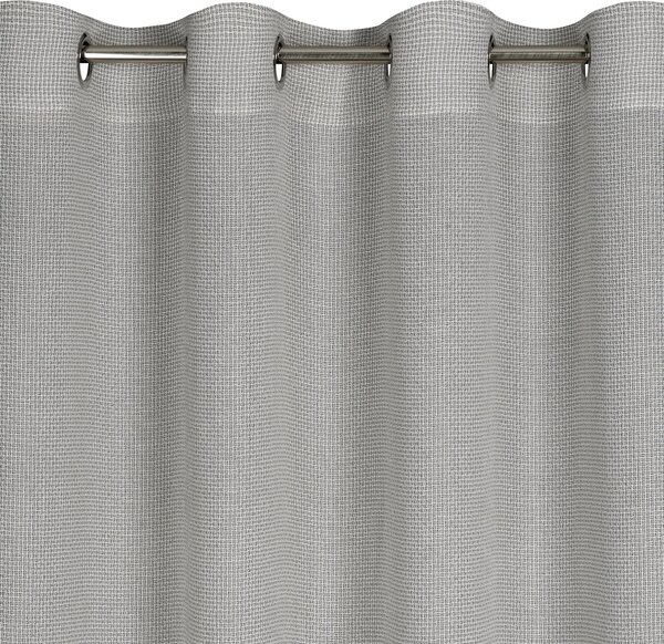 ZÁVES NA KRÚŽKOCH CINDY 140X250 CM STRIEBORNÁ