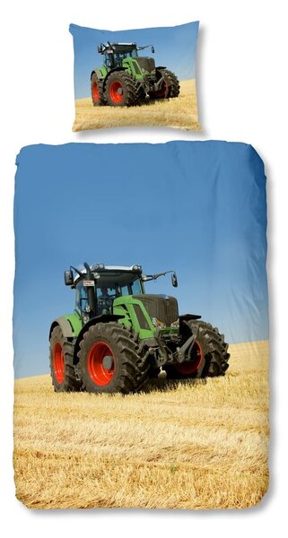 Detské bavlnené obliečky Good Morning Tractor, 140 × 200 cm