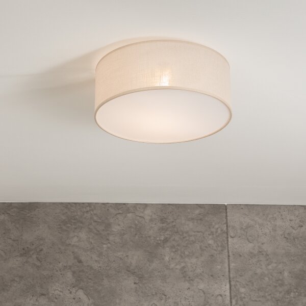 Stropné svietidlo SIRJA 1xE27/60W/230V pr. 35 cm krémová