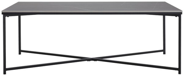 KONFERENČNÝ STOLÍK, sivá, čierna, kov, keramika, 120/60/42 cm Livetastic - Stolíky do obývačky, Online Only