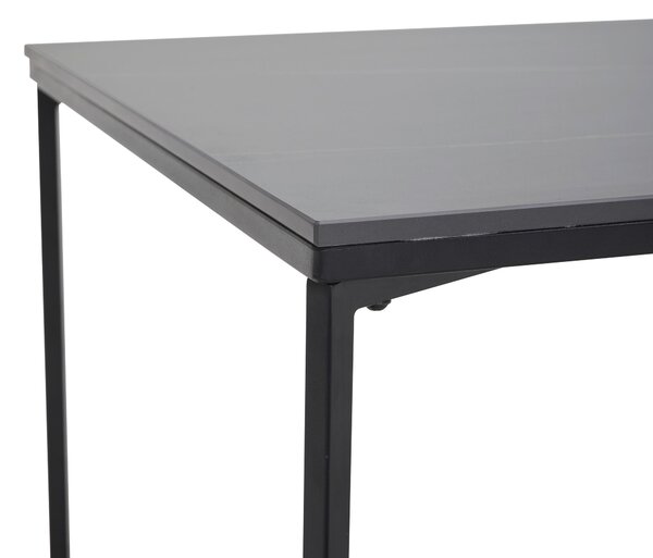 KONFERENČNÝ STOLÍK, čierna, kov, keramika, 120/43/60 cm Livetastic - Stolíky do obývačky, Online Only
