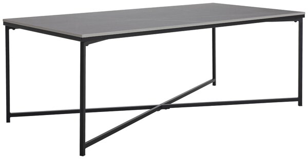 KONFERENČNÝ STOLÍK, sivá, čierna, kov, keramika, 120/60/42 cm Livetastic - Stolíky do obývačky, Online Only