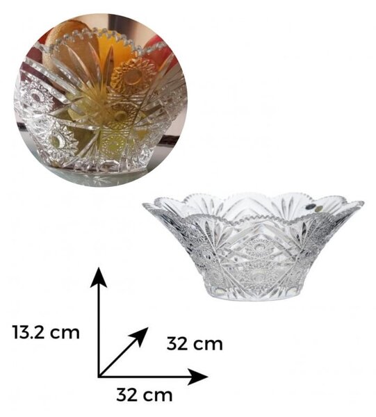 KRIŠTÁĽOVÁ MISA BOHEMIA SISSI 320MM