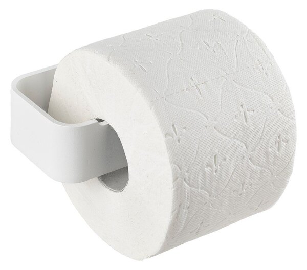 Biely nástenný kovový držiak na toaletný papier Ume – Zone