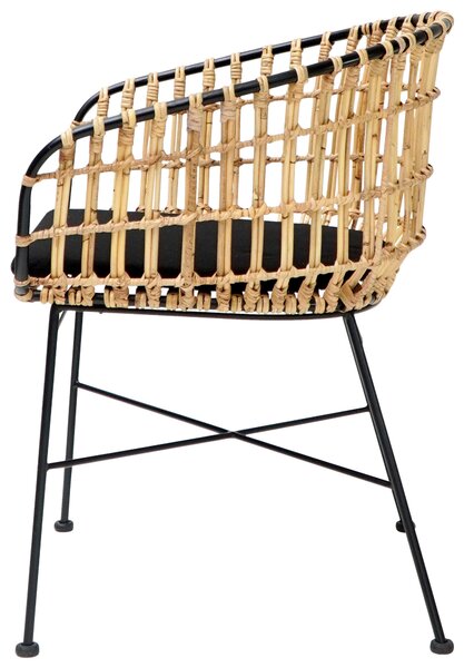 RATANOVÉ KRESLO, prírodné materiály, prírodná farba Livetastic - Kreslá, Online Only