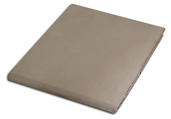 SATÉNOVÉ PRESTIERADLO 041 200X220 CM TMAVOBÉŽOVÉ