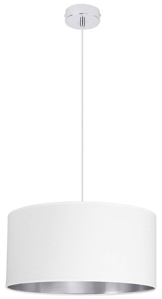 Závesné svietidlo Shade, 1x textilné tienidlo (výber z 2 farieb), (výber z 3 farieb konštrukcie), (fi 40cm), ch