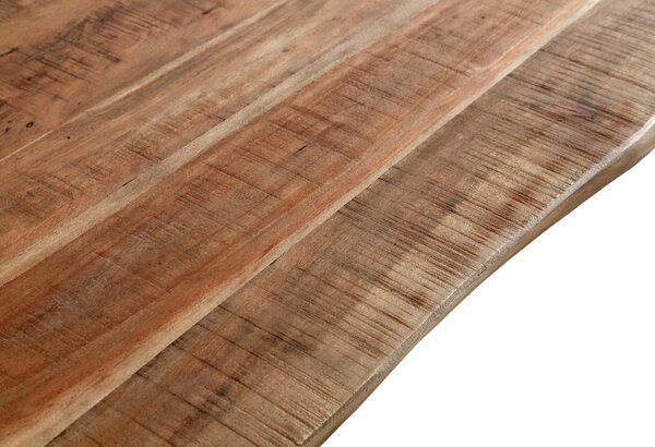 KONFERENČNÝ STOLÍK, farba akácie, farba ušľachtilej ocele, drevo, kov, 118/70/45 cm Landscape - Stolíky do obývačky, Online Only