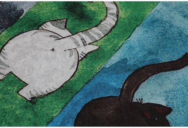 Kúpeľňové predložky v súprave 2 ks 60x100 cm Gatto Carino – Foutastic