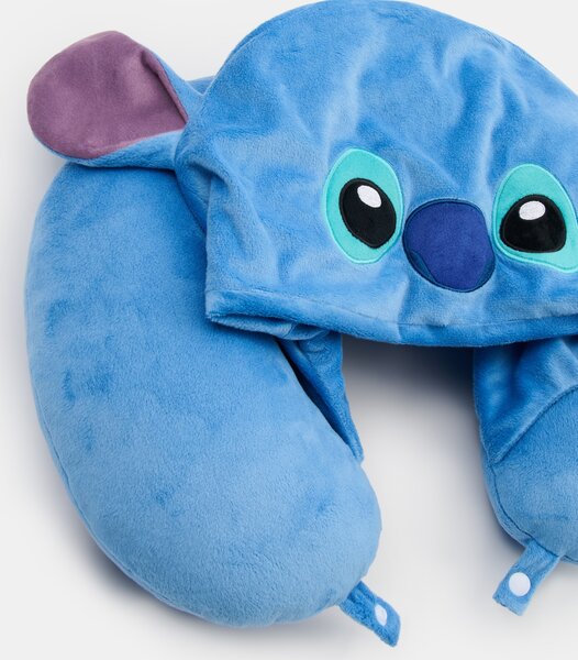 Sinsay - Cestovný vankúš s kapucňou Stitch - modrá
