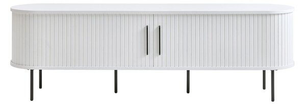 Biely TV stolík 180x56x45 cm Nola – Unique Furniture