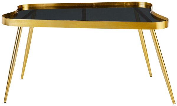 KONFERENČNÝ STOLÍK, mosadzná, kov, 90/50/48 cm Livetastic - Stolíky do obývačky, Online Only