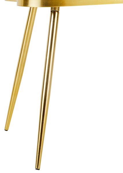 KONFERENČNÝ STOLÍK, mosadzná, kov, 90/50/48 cm Livetastic - Stolíky do obývačky, Online Only