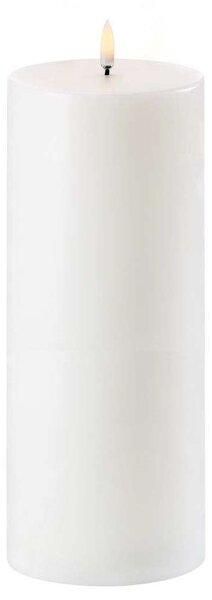 Uyuni Lighting - Pillar Candle LED Nordic White 10,1 x 25 cm Uyuni Lighting - Lampemesteren