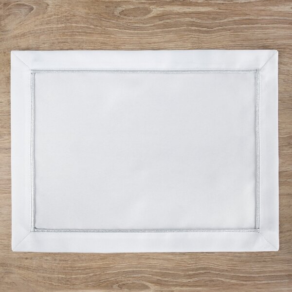 SADA 4 KS PRESTIERANIE NA STÔL MADELE 30X40 CM BIELA