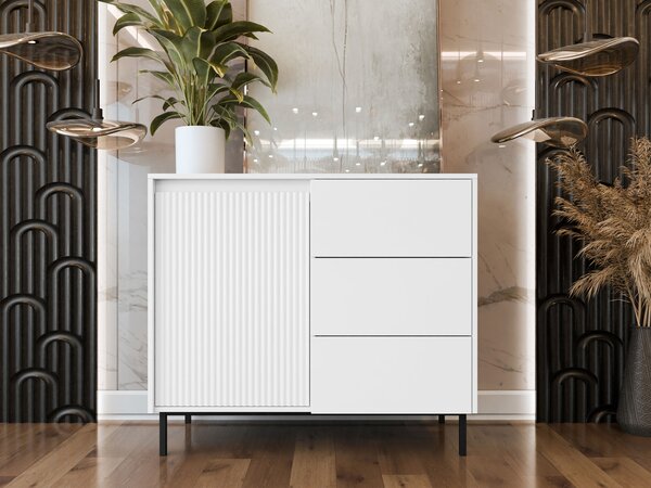Mirjan24 Komoda Samker 1D3SZ, Farby: čierna 5903211333590