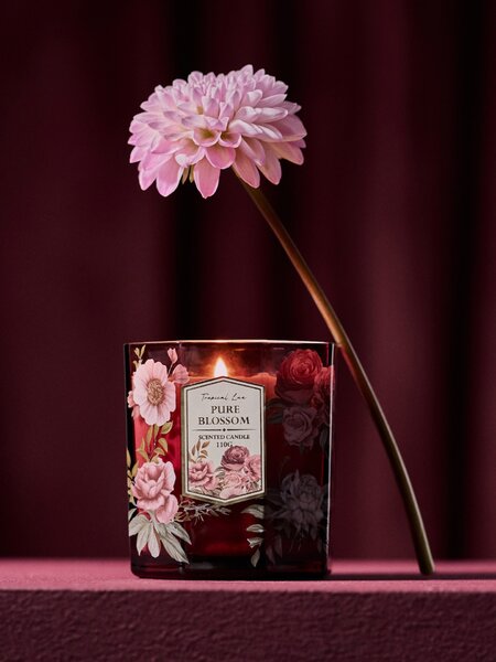 Sinsay - Vonná sviečka Pure Blossom - lilavá