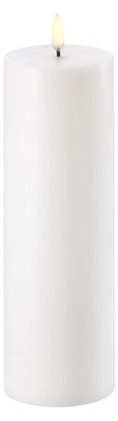 Uyuni Lighting - Pillar Candle LED Nordic White 7,3 x 22 cm Uyuni Lighting - Lampemesteren