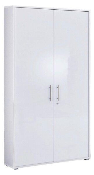 SKRINKA NA DOKUMENTY, biela, biela s vysokým leskom, 84,4/185,6/33 cm MID.YOU - Online Only kancelárie, Online Only
