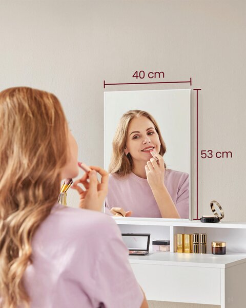 TOALETNÝ STOLÍK, biela, 100/140/40 cm Boxxx - Online Only drobný nábytok, Online Only