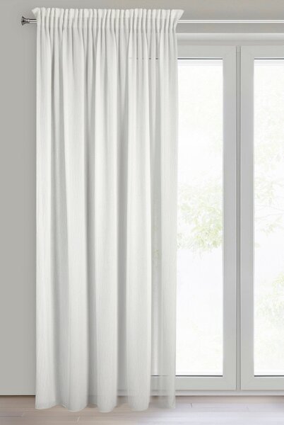 ZÁCLONA NA PÁSKE MELINDA 135X270 CM BIELA