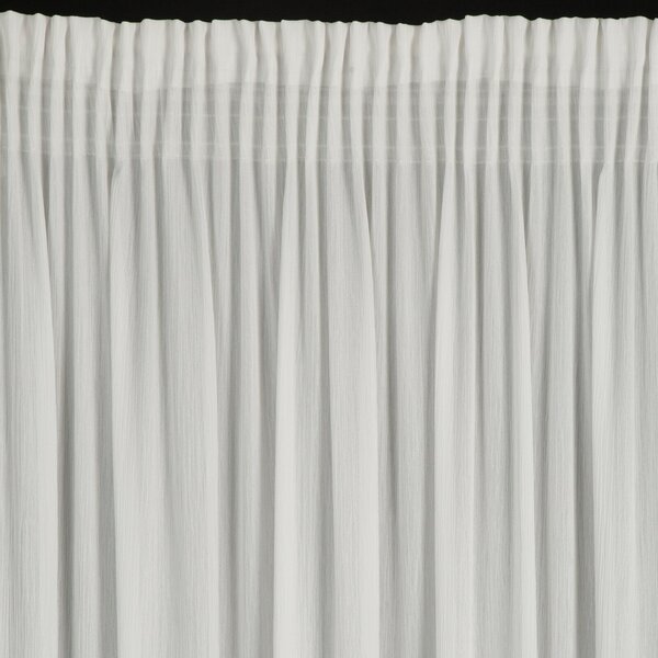 ZÁCLONA NA PÁSKE MELINDA 135X270 CM BIELA
