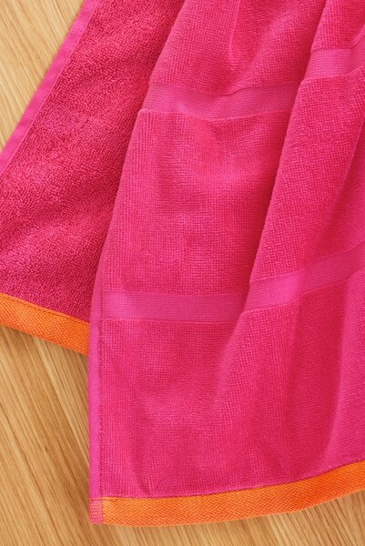 PLÁŽOVÁ OSUŠKA, 90/180 cm, oranžová, pink S. Oliver - Kúpeľňový textil, Online Only