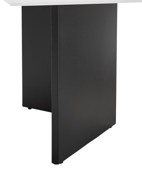 KONFERENČNÝ STOLÍK, čierna, biela, kov, sklo, 110/60/40 cm Livetastic - Stolíky do obývačky, Online Only