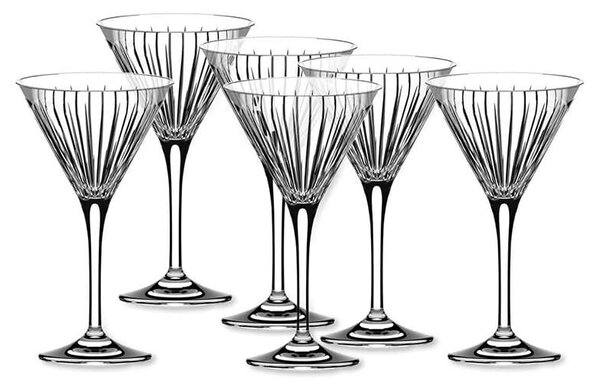 RCR TIMELESS POHÁR NA MARTINI 210ML SADA 6KS