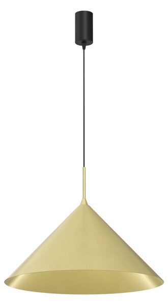 Závesné svietidlo Capital, 1x zlaté kovové tienidlo, (fi 46cm), b