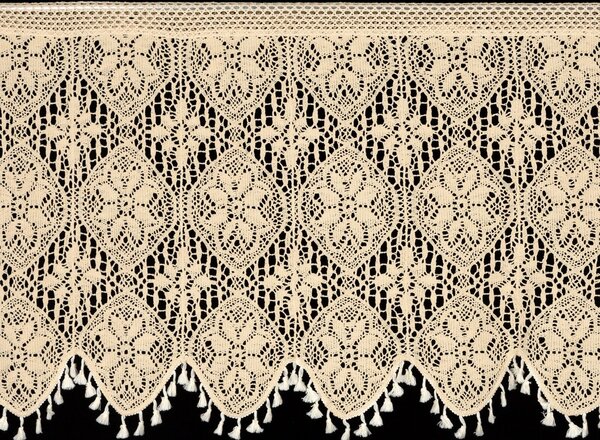 KRÁTKA ZÁCLONA NA PÁSKE MOLY 150X60 CM SVETLOBÉŽOVÁ