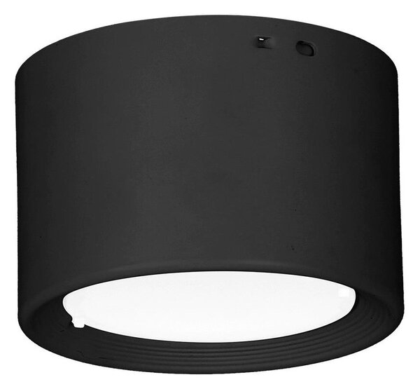 LED Stropné svietidlo LED/6W/230V čierna pr. 8 cm LU0898 + záruka 3 roky zadarmo