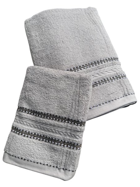 Aurélia GREY- bavlnený uterák a osuška Uteráky rozmer: Uterák 50x 95 cm