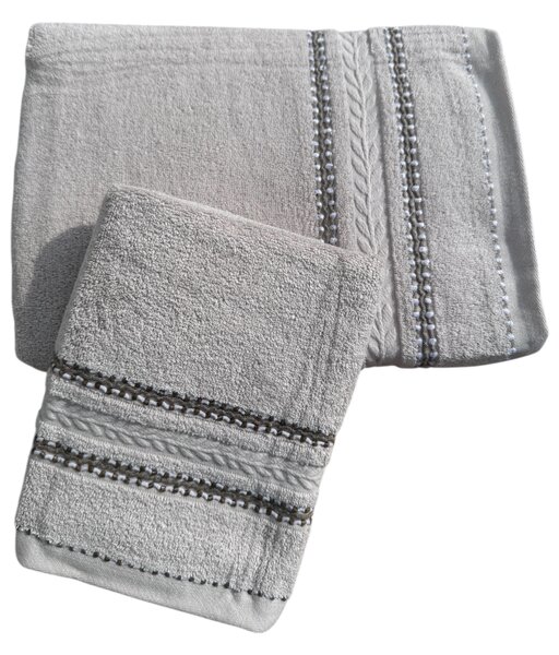 Aurélia GREY- bavlnený uterák a osuška Uteráky rozmer: Uterák 50x 95 cm
