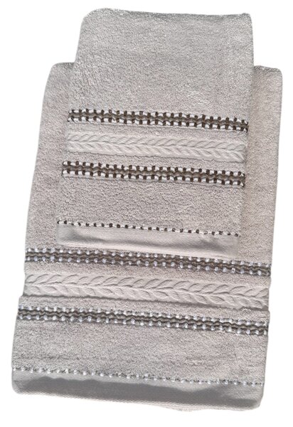 Aurélia GREY- bavlnený uterák a osuška Uteráky rozmer: Uterák 50x 95 cm