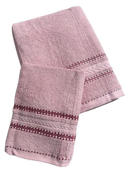 Aurélia PINK - bavlnený uterák a osuška Uteráky rozmer: Uterák 50x 95 cm