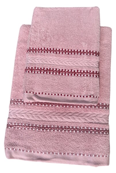 Aurélia PINK - bavlnený uterák a osuška Uteráky rozmer: Uterák 50x 95 cm