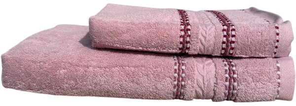 Aurélia PINK - bavlnený uterák a osuška Uteráky rozmer: Uterák 50x 95 cm