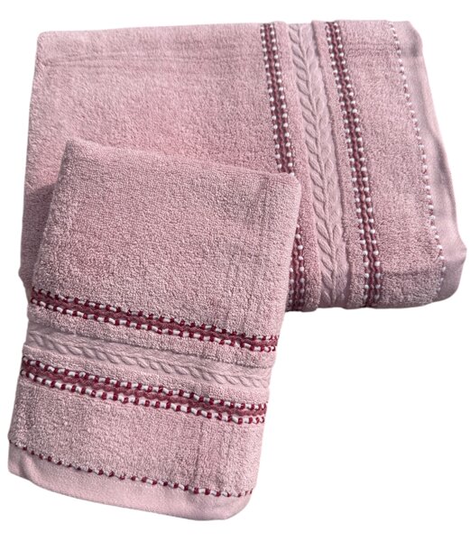 Aurélia PINK - bavlnený uterák a osuška Uteráky rozmer: Uterák 50x 95 cm