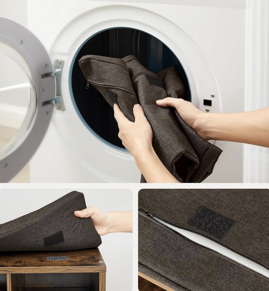 SONGMICS Botník Vasagle Endersen 105 cm hnedý/čierny