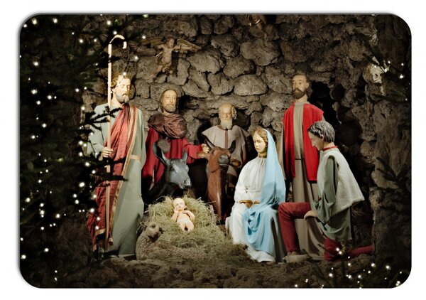 Vianočné prestieranie - 015, Betlehem