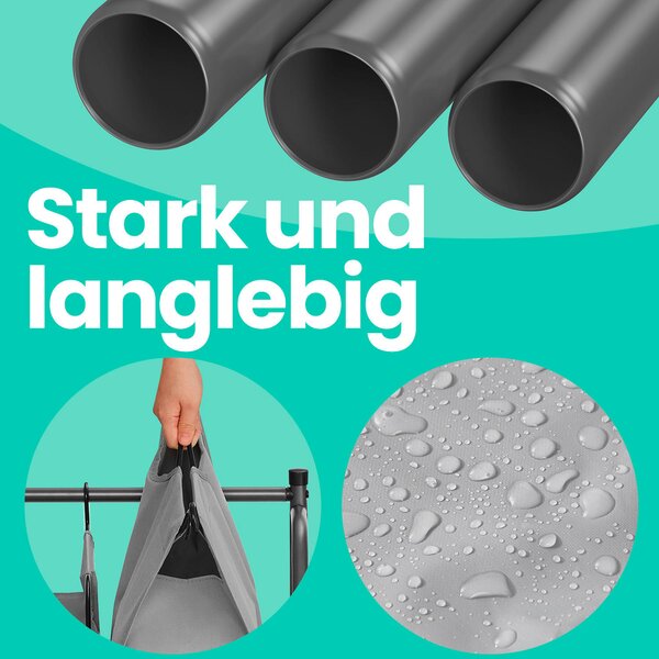 ZBERNÝ KÔŠ NA BIELIZEŇ, sivá - Žehlenie & pranie, Online Only